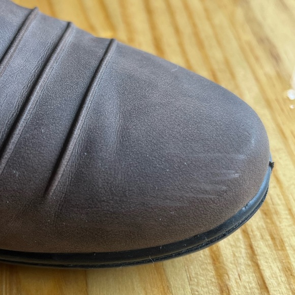 EASY STREET COMFORT WAVE WOMENS SZ 7.5 Brown SHOE BOOTIE - Picture 6 of 13